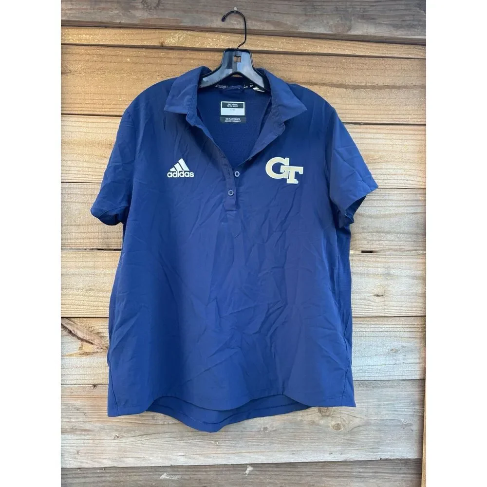 Adidas Georgia Tech Yellow Jackets Polo Women's XLarge‎